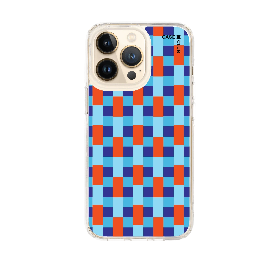 ตารางกระเบื้องส้มน้ำเงิน